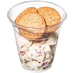 null Chicken Salad & Quinoa Crackers Snack Cup 130 g, $3.85/100g