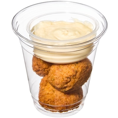 null Coupe de falafels et houmous 110 g, 4,55 $/100g