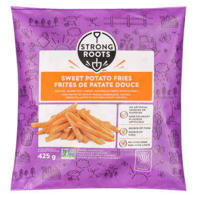 Strong Roots Sweet Potato Fries 425 g, $1.64/100g