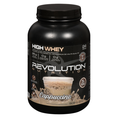 Revolution Nutrition High Whey Iced Cappuccino Limited Edition 908 g, $6.28/100g