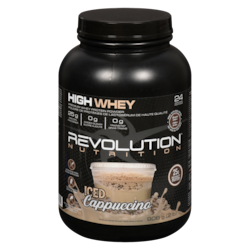 Revolution Nutrition High whey iced cappuccino édition limitée 908 g, 5,51 $/100g