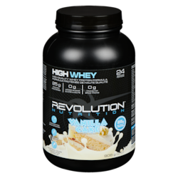 Revolution Nutrition High whey vanilla cake 908 g, 5,51 $/100g