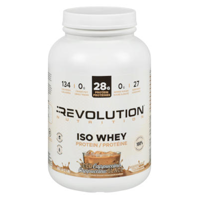 Revolution Nutrition Protein Drink Mix Powder Iced Cappuccino 908 g, $7.71/100g