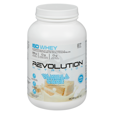 Revolution Nutrition Iso Whey Vanilla Cake 908 g, $7.71/100g