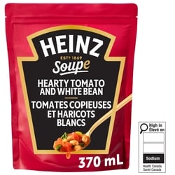 Heinz Hearty Tomato and White Bean Ready to Eat Soup 370 ml, $1.08/100ml