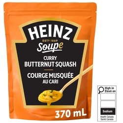 Heinz Soupe Courge musquée au cari prête à manger 370 ml, 1,08 $/100ml