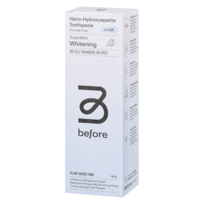 Nano-Hydroxyapatite Toothpaste Supermint Whitening Fluoride-Free
