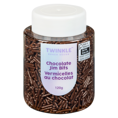 Twinkle Baker Décor Vermicelles au chocolat 120 g, 3,16 $/100g