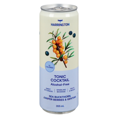 Harrington Tonic Cocktail Alcohol-Free Sea Buckthorn, Juniper Berries & Gentian 355 ml, $3.94/100ml
