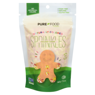 Pure Food Sprinkles Holiday Cheer 141.74 g, $4.44/100g