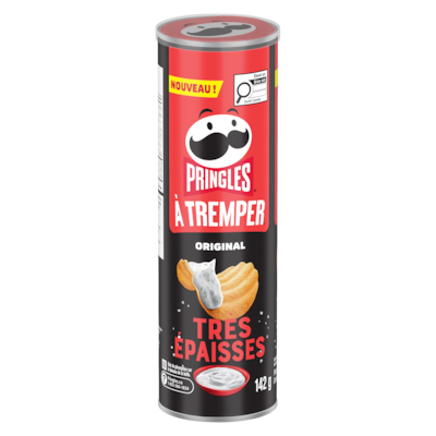 Pringles Croustilles original très épaisses 142 g, 3,02 $/100g