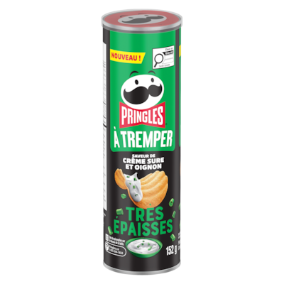 Pringles Croustilles saveur de crème sure et oignon très épaisses 152 g, 2,82 $/100g