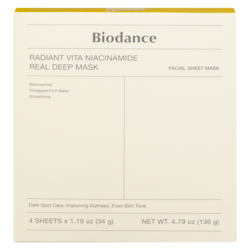 BIODANCE Radiant Vita Niacinamide Real Deep Mask 4 ea, $6.25/1ea