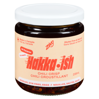 Zing Hakka-Ish Chili Crisp Medium 235 ml, $5.10/100ml