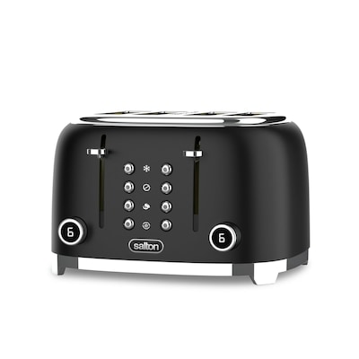 Salton NuRetro Digital 4 Slice Toaster - Midnight Black 1 ea, $129.00/1ea