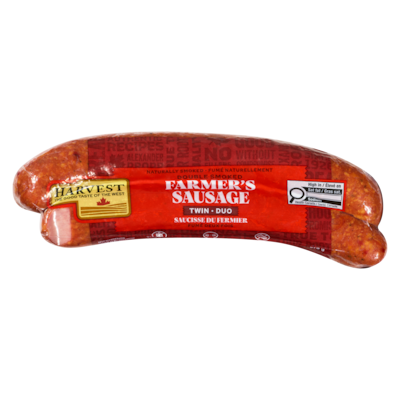 Harvest Saucisse du fermier fumé deux fois duo 375 g, 2,93 $/100g