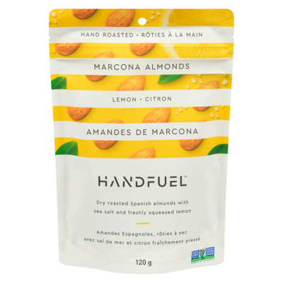 Handfuel Marcona Almonds Lemon 120 g, $5.83/100g