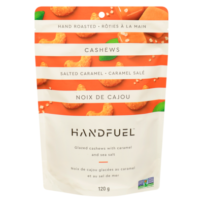 Handfuel Cashews Salted Caramel 120 g, $5.83/100g