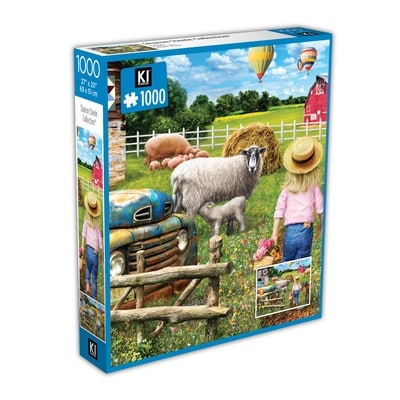 KI Puzzles 1000 piece Best Pals 27" x 20" 1 ea, $5.00/1ea