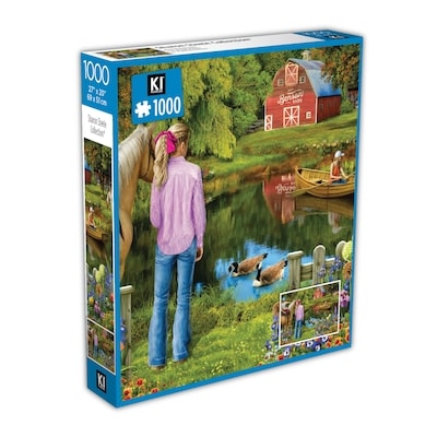 KI Puzzles 1000 piece At The Benson Barn 27" x 20" 1 ea, $5.00/1ea