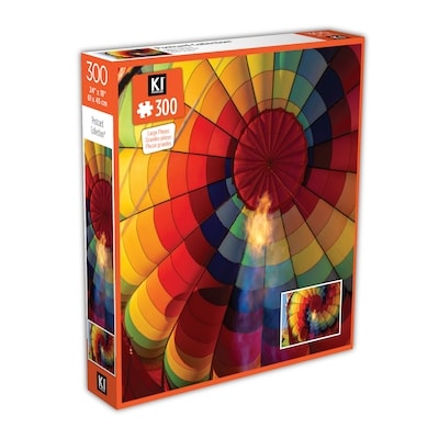 KI Puzzles 300 piece Ballon Rainbow 24" x 18" 1 ea, $5.00/1ea