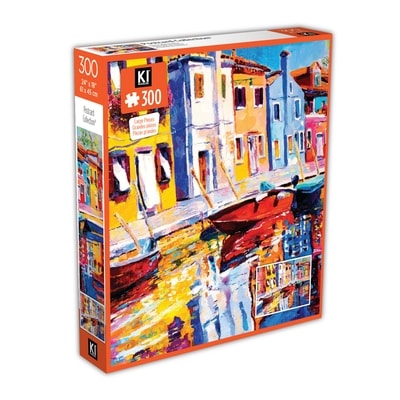 flirt 300 pièces – Aquarelle de Venise – 24 po x 18 po 1 ea, 5,00 $/1ch