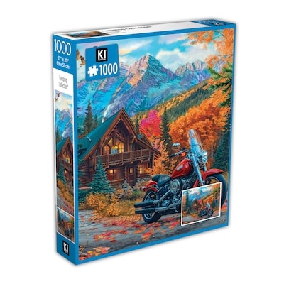 flirt Puzzle de 1000 pièces « Au chalet » (27 po x 20 po) 1 ea, 5,00 $/1ch