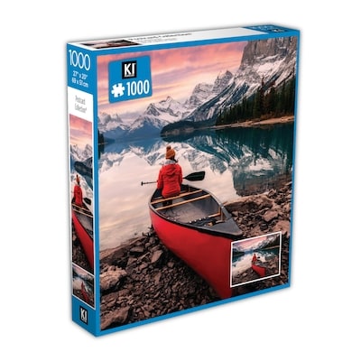 KI Puzzles 1000 piece Spirit Island Canoe 27" x 20" 1 ea, $5.00/1ea