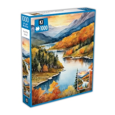 flirt Puzzle de 1000 pièces « Reflets d'automne », 27 po x 20 po 1 ea, 5,00 $/1ch
