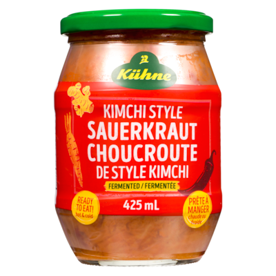 Choucroute de style kimchi fermentée