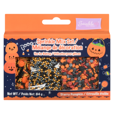 Twinkle Baker Decor Sprinkle Mix Set Starry Pumpkin 84 g, $3.08/100g