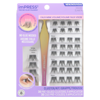 Kiss Cluster/Kit Faux Mink Volume 1 ea, $29.99/1ea
