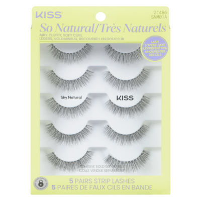 Kiss Strip Lashes Shy Natural 1 ea, $20.99/1ea