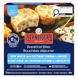 Egg White with Cottage Cheese & Chives Breakfast Bites