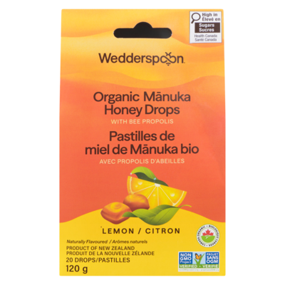 Pastilles de miel de mānuka bio citron