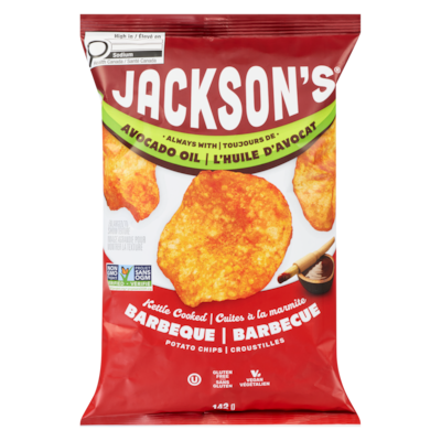Jackson's Potato Chips Kettle Cooked Barbeque 142 g, $4.57/100g