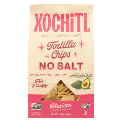 Xochitl White Corn Tortilla Chips No Salt 283 g, $2.65/100g