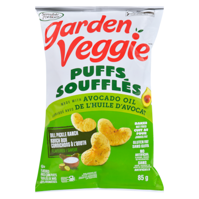 Sensible Portions Flavoured Baked Corn Puffs Dill Pickle Ranch Flavoured 85 g, $6.81/100g