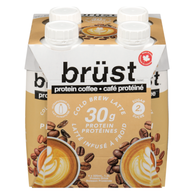 Brust Protein Drink Cold Brew Latte 4x325.0 ml, $1.15/100ml