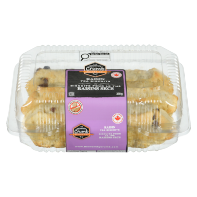 The Worthy Crumb Tea Biscuits Raisin 12x330.0 g, $2.42/100g