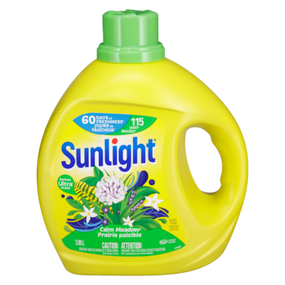 Sunlight Détergent prairie paisible 3.85 l, 0,52 $/100ml