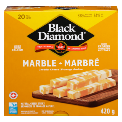 Black Diamond Marble Cheesesticks 20-Pack 420 g, $2.62/100g