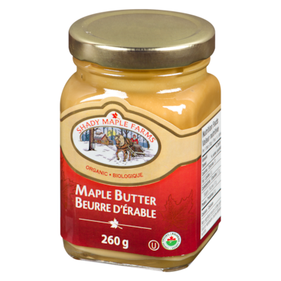 Beurre d'érable biologique