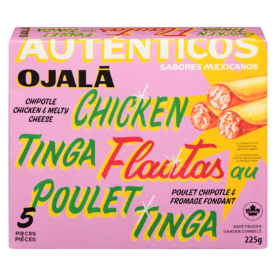 OJALA Chicken Tinga Flautas 225 g, $3.11/100g