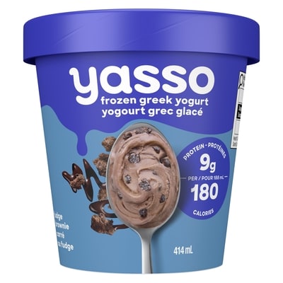 Carré au Fudge Yogourt Grec Glacé