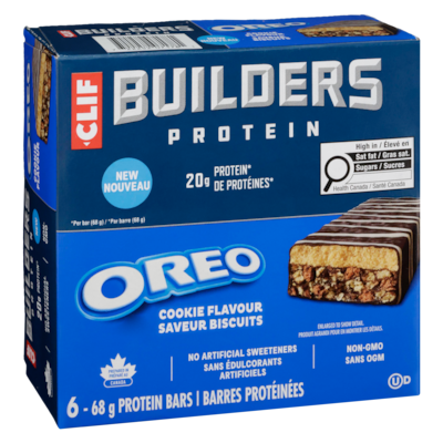 Barres protéinées oreo saveur biscuits