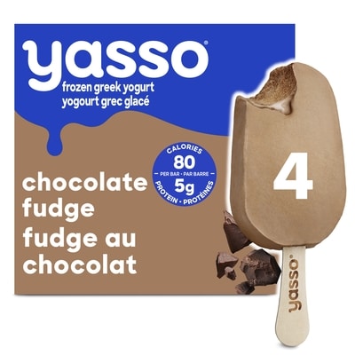 Yasso Frozen Dairy Dessert Bars Chocolate Fudge 4x103.0 ml, $1.94/100ml