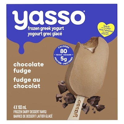 Chocolate Fudge Frozen Greek Yogurt Bars