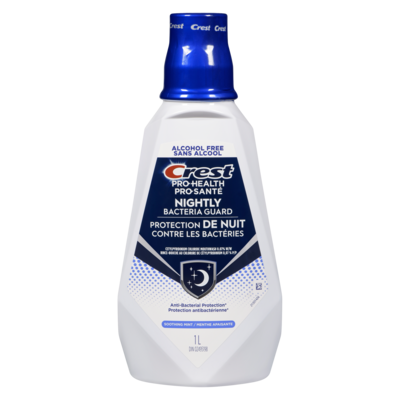 Crest Pro-Health Bacteria Guard Mouthwash 1 l, $1.35/100ml