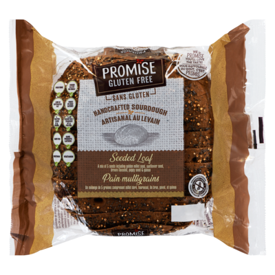 Promise Gluten Free Seeded Sourdough Bread 400 g, $2.37/100g